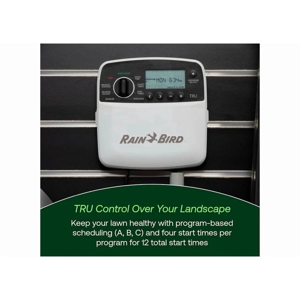 Rain Bird TRU4I 4 Station Indoor Irrigation Controller/Timer New in Open Box